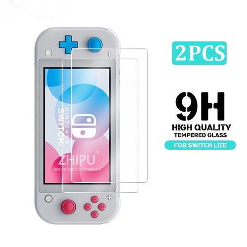 2pcs - Protecteurs D'écran Pour Nintendo Switch Lite, Verre 9h Guatemala, Mini Console Ns, Accessoires Ns, 0.3mm, 2 Pièces