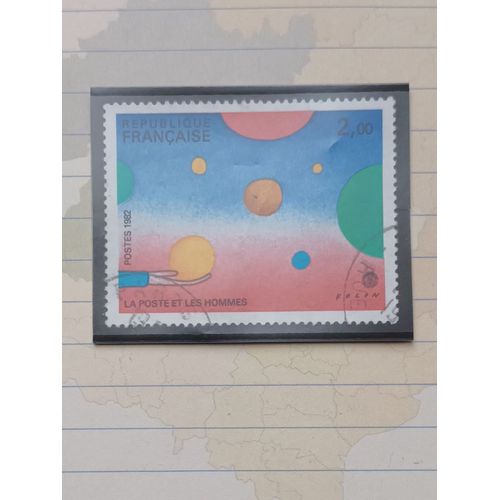 L286 -- Timbre Oblitéré France N ° 2199 -- Année 1982 -- " Philexfrance 82 : Exposition Philatélique Internationale, Dessin De Folon ".