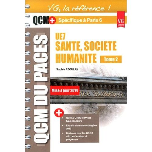 Santé, Société, Humanité Ue7 - Tome 2 Optimisé Pour Paris 6