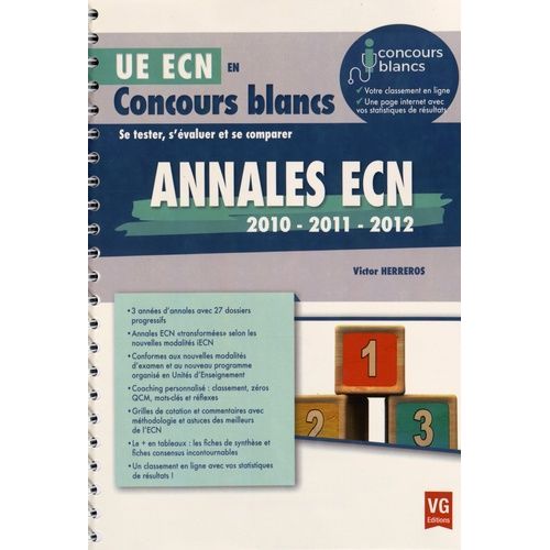 Annales Ecn 2010-2011-2012