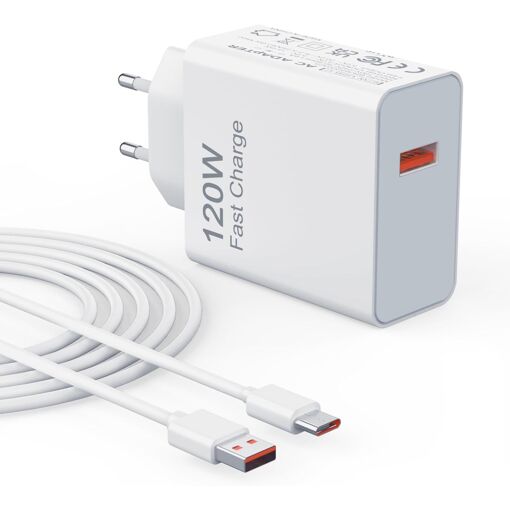 JGD-120W Chargeur Rapide pour Xiaomi 14T Pro/14 Ultra/13T Pro/12T/1...