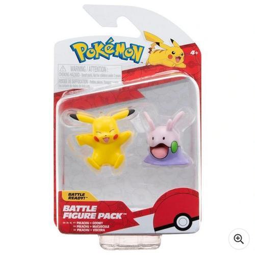 Pokémon Goomy And Pikachu 5cm Battle Figures 2 Pack