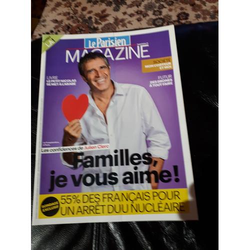 Le Parisien Magazine, Supplément N°21477, Vendredi 27 Septembre 2013, Julien Clerc