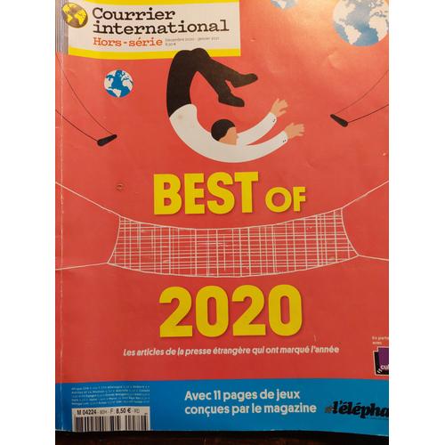 Courrier International Hors Serie, Décembre 2020, Janvier 2021, 2020, Les Articles De La Presse Qui Ont Marqué L'année 2020