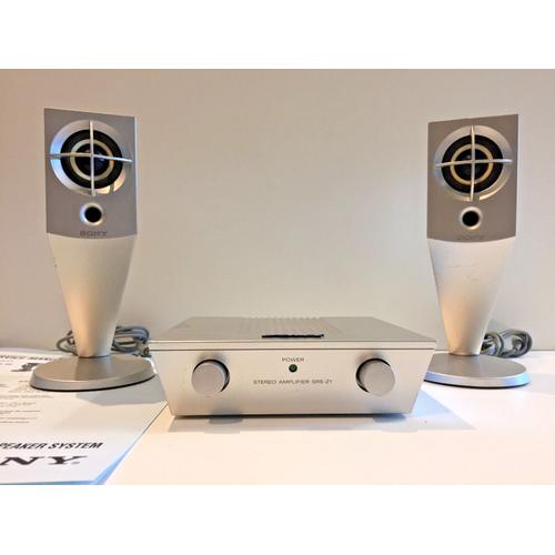 Active Speakers Stéréo Amplifier SONY SRS-Z1 Mini Amplificateur Intégré Audio
