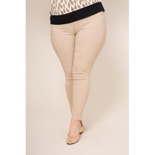 Pantalon Fin Beige Femme Go Pomelo Paris Taille M