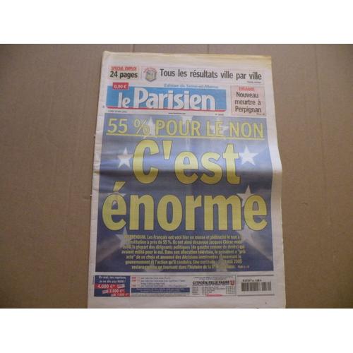 Brade Le Parisien Libere Edition De Seine Et Marne N° 18886 Du Lundi 30 Mai 2005