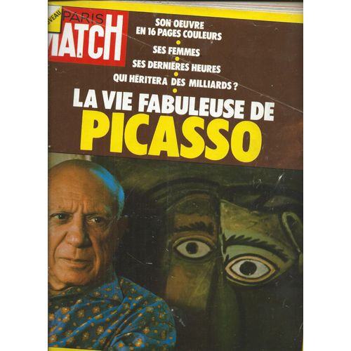 Paris Match 21/04/1973 La Vie Fabuleuse De Picasso, Brigitte Bardot, Michel Audiart, Julie Christie, Jean Cocteau, Jacques Prévert,Jeremy Cartland,Georges Moustaki,Stillman : Français Vous Êtes Riches