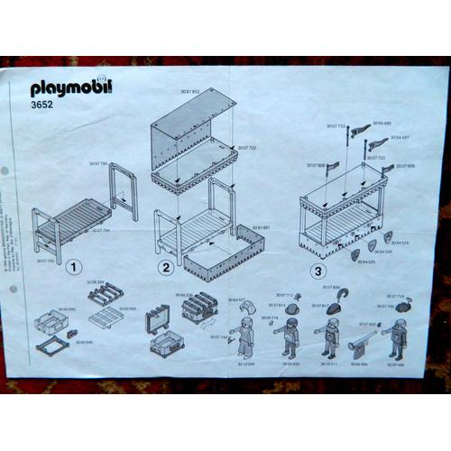 Playmobil 3652 Moyen Age - Le Tournoi Instructions De Montage