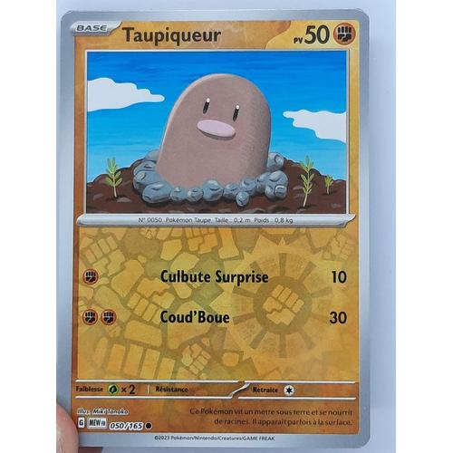 Taupiqueur Reverse - Pokémon - Set 151 - 050/165 - Ev3.5 - Française