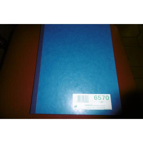 Exacompta Journal Des Ventes 25x32cm N° 6570 Bleu