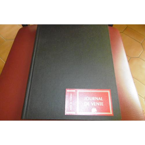 Exacompta Registre Journal Des Ventes 25x32cm Couverture Toilé Noire N° 6571