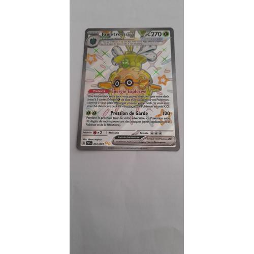 Carte Pokémon Foretress Ex Shiny Fr - 212/91 - Destinées De Paldea