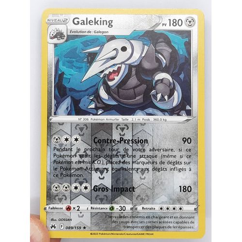 Galeking Reverse - Pokémon - Set Zénith Suprême - 089/159 - Eb12.5 - Française