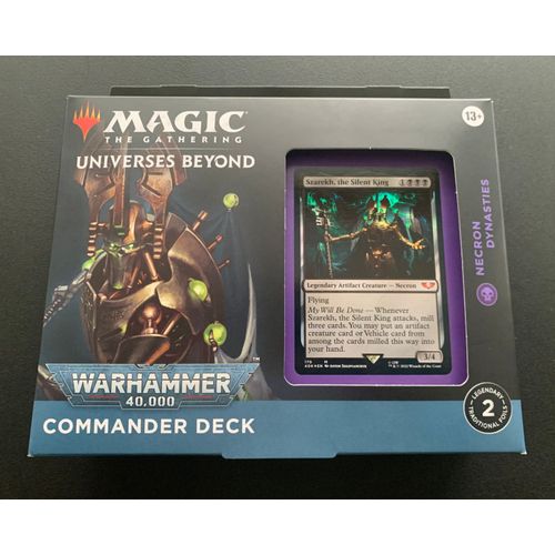 Magic Warhammer 40.000 : Pack Commander Dynasties Nécron En V.O - En Anglais