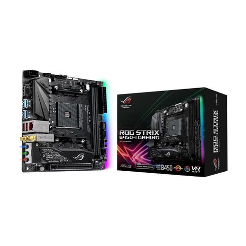 ASUS ROG STRIX B450-I GAMING AM4 AMD B450 SATA 6 Gb/s USB 3.1 HDMI Mini ITX Carte mere AMD