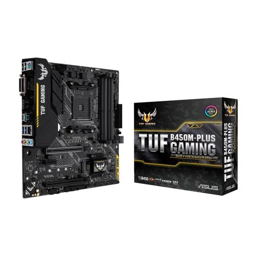ASUS TUF B450M-PLUS GAMING AMD Socket B450 AM4 MicroATX carte mere de bureau