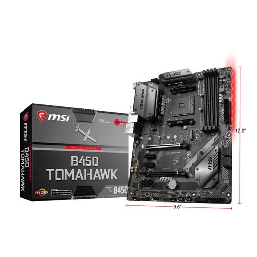 MSI ARSENAL GAMING B450 TOMAHAWK AM4 AMD B450 SATA 6 Gb/s USB 3.1 HDMI ATX Carte mere AMD