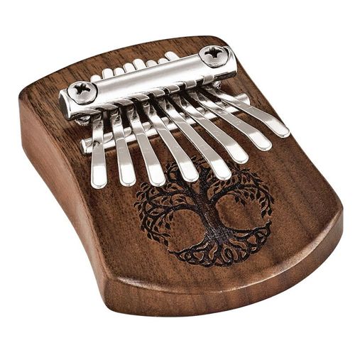 Meinl Sonic Energy Solid Kalimba 8 Tree Of Life Black Walnut