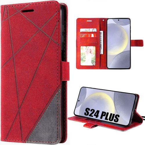 Coque Pour Samsung Galaxy S24 Plus (S24+) Rouge Protection 360 Anti-Rayure Souple - E.F.Connection