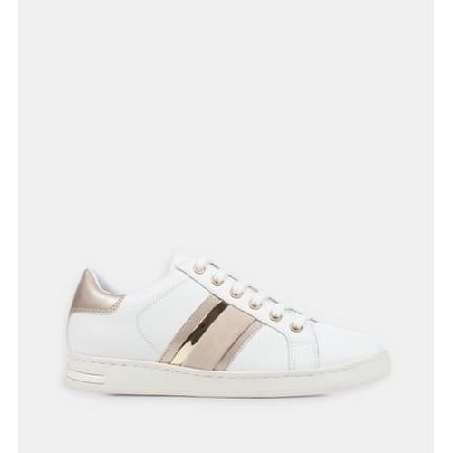 Geox Baskets Basses Jaysen En Cuir Blanc