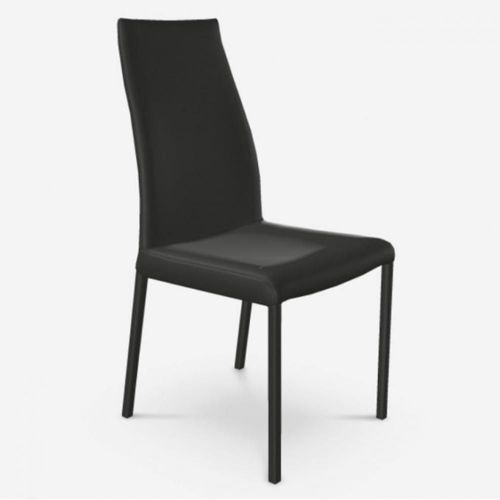 Ozzio Blitz Chaise En Eco-Cuir Graphite
