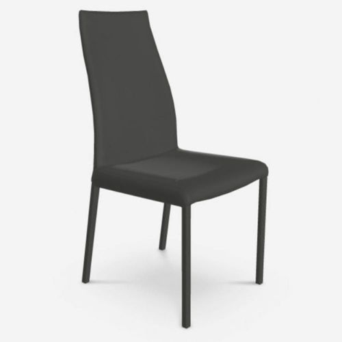 Ozzio Blitz Chaise En Cuir Graphite