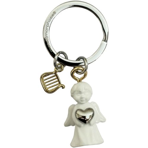 Porte clef ange gardien et breloque Harpe céleste