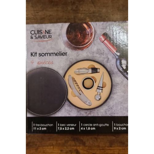 Kit Sommelier 4 Pièce Cuisine & Saveur
