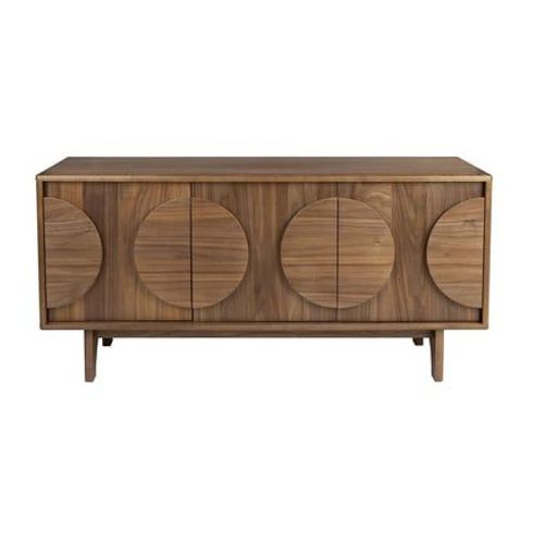 Zuiver - Bahut En Bois Groove3 Portes Par Zuiver - Marron