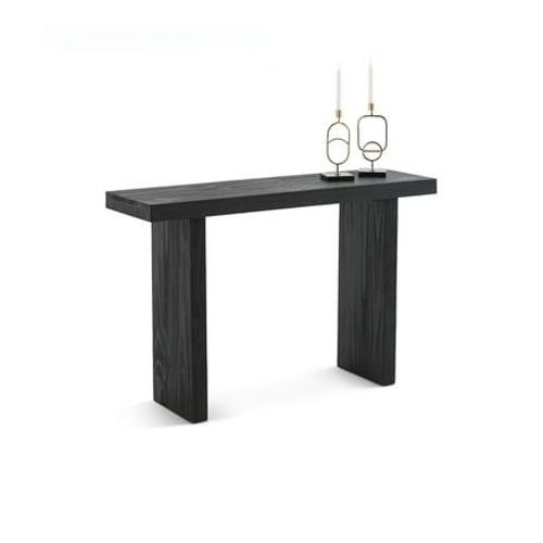 La Redoute Intérieurs - Console Pin Massif, Malu - Noir
