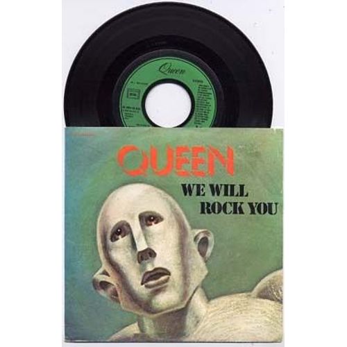 We Will Rock You / We Are The Champions - Label Vert