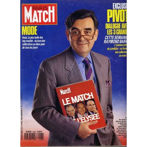 Paris Match N° 2028 : Exclusif Pivot, Mode Iman La Plus Belle Des Top Models