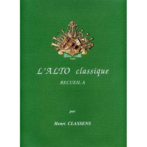 L'alto Classique Alto Et Piano Volume A