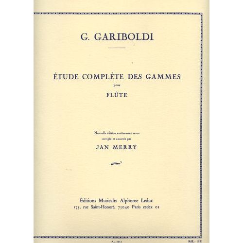 Etude Complète Des Gammes Flûte