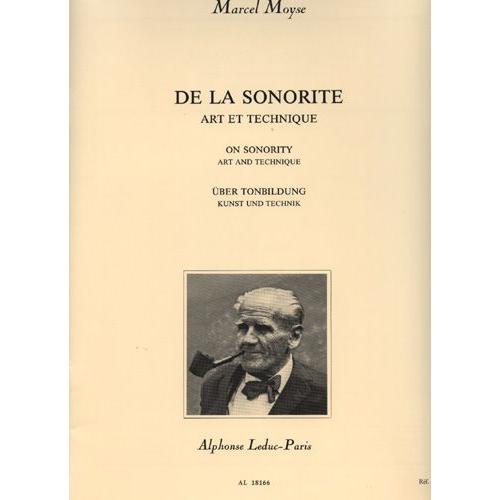 De La Sonorité,  Art Et Technique Flûte Version Française