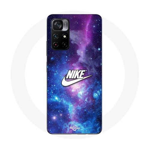 Coque Xiaomi Poco M4 Pro 5g Nike Logo Blanc Espace Coloré