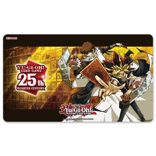 Konami Yu-Gi-Oh! Jcc - Accessoire Yugi & Kaiba Quarter Century Tapis De Jeu