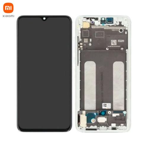 Ecran Noir Origine Xiaomi Mi 9 Lite Blanc Sur Chassis Coloris Noir