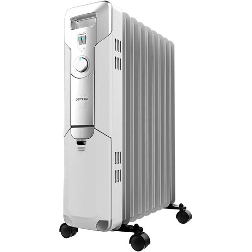 Radiateur à huile Cecotec 9 modules 2000 W blanc