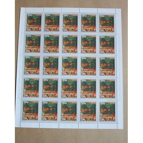 Planche 25 Timbres Algérie