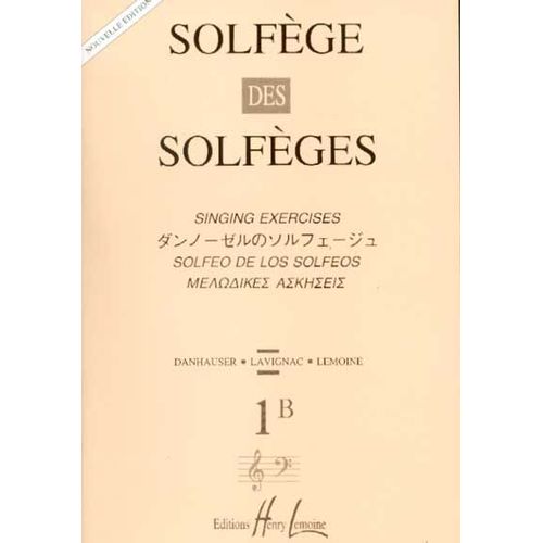 Solfège Des Solfèges (1b) Clé De Sol (Sans Accompagnement)