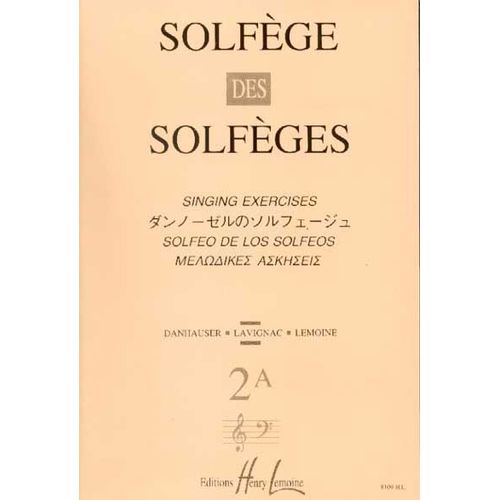 Solfège Des Solfèges (2a) (Sans Accompagnement)