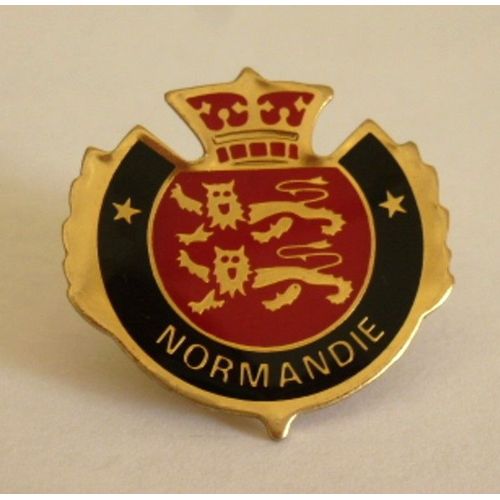 Pins Région Normandie Blason Couronne Armoiries