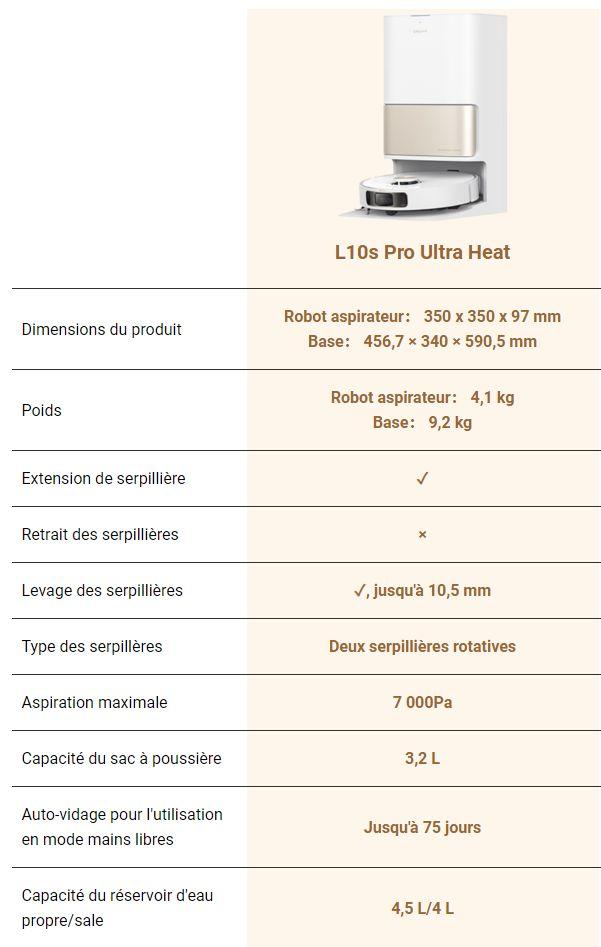 Robot aspirateur DreameBot L10s Pro Ultra Heat image 1 | Rakuten