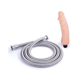 Douche Anale Tuyau Avec Gode Big Splash 15 X 3.5cm Nmc