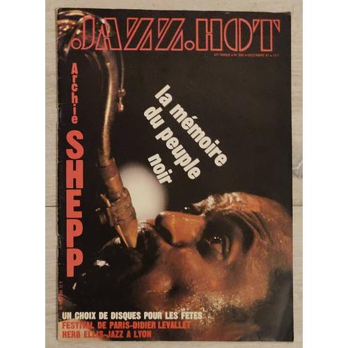 Vintage Jazz Magazine: Archie Shepp " La Mémoire Du Peuple Noir " Jazz.Hot N. 390 Décembre 1981.