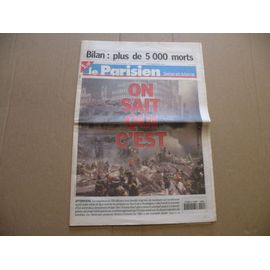Brade Le Parisien Seine Et Marne N° 1773 Du Vendredi 14 Septembre 2001
