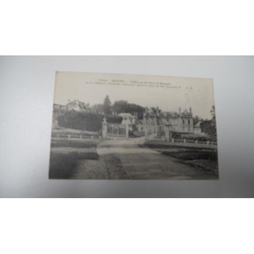 Dep 54 Meurthe Et Moselle Carte Ancienne En N/Bl Bures Château Du Grand Mesnil Ou Se Réfugia La Duchesse D'etampes Apres La Mort Du Roi Francois 1 Er Edit E Malcuit De 1909 /Be+