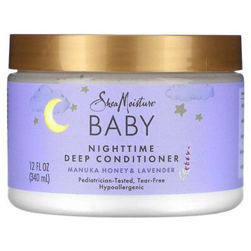 Sheamoisture Baby, Après-Shampooing En Profondeur Pour La Nuit, Miel De Manuka Et Lavande, 340 Ml